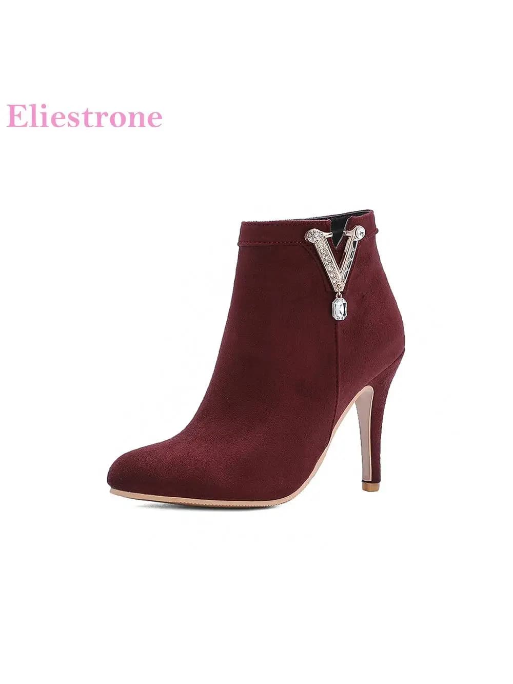 Bottines d'hiver confortables pour femmes, chaussures de soirée Sexy à talons hauts, grande taille 11 32 45 48
