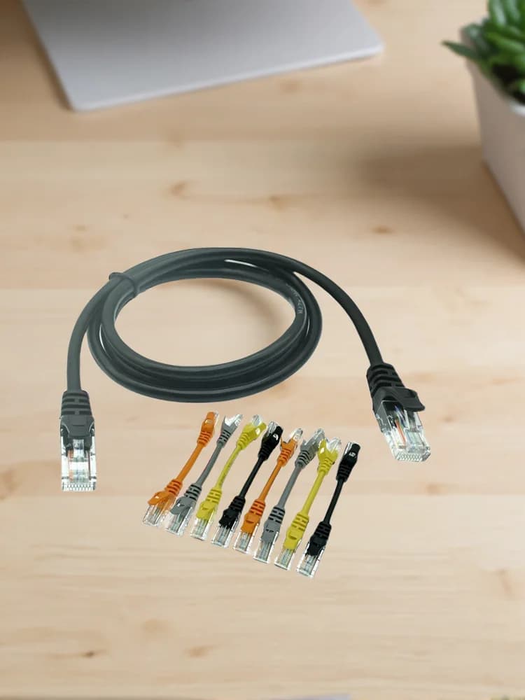 Câble réseau CAT5 avec connecteur mâle RJ45, pour routeur d'ordinateur portable, Ethernet haute vitesse, LAN, 0.5m-50m