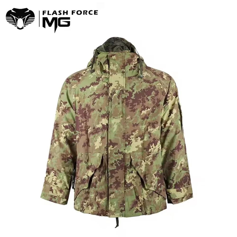 Veste tactique pour homme MGFLASHFORCE, résistante à l'eau, camouflage printemps-automne, coupe-vent, uniforme, grande taille, vêtements de chasse