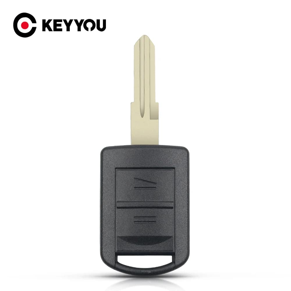 KEYYOU – clé télécommande de voiture à 2 boutons, pour Opel Vauxhall Corsa C Meriva Astra Combo Agila, clé automatique, lame HU43/HU100/HU46/YM28