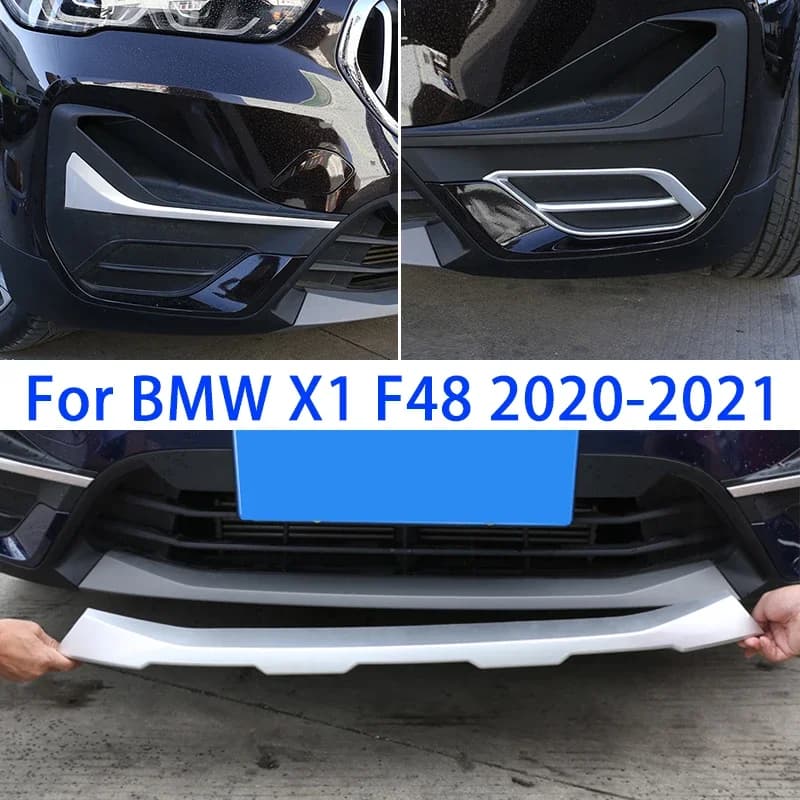 Plaque de protection de pare-chocs chromé ABS pour BMW, feu antibrouillard avant, cadre de décoration de calandre, accessoires de modification extérieure pour BMW bronchF48 2020-2021