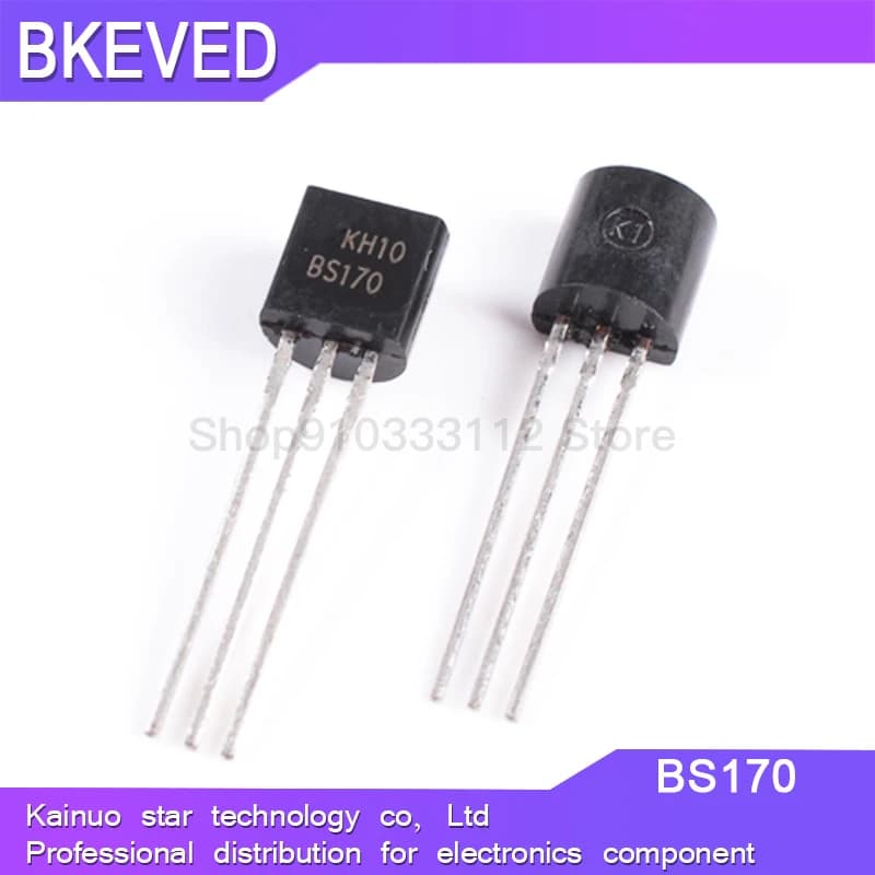 10 pièces BS170 TO-92 TO92 nouveau transistor triode