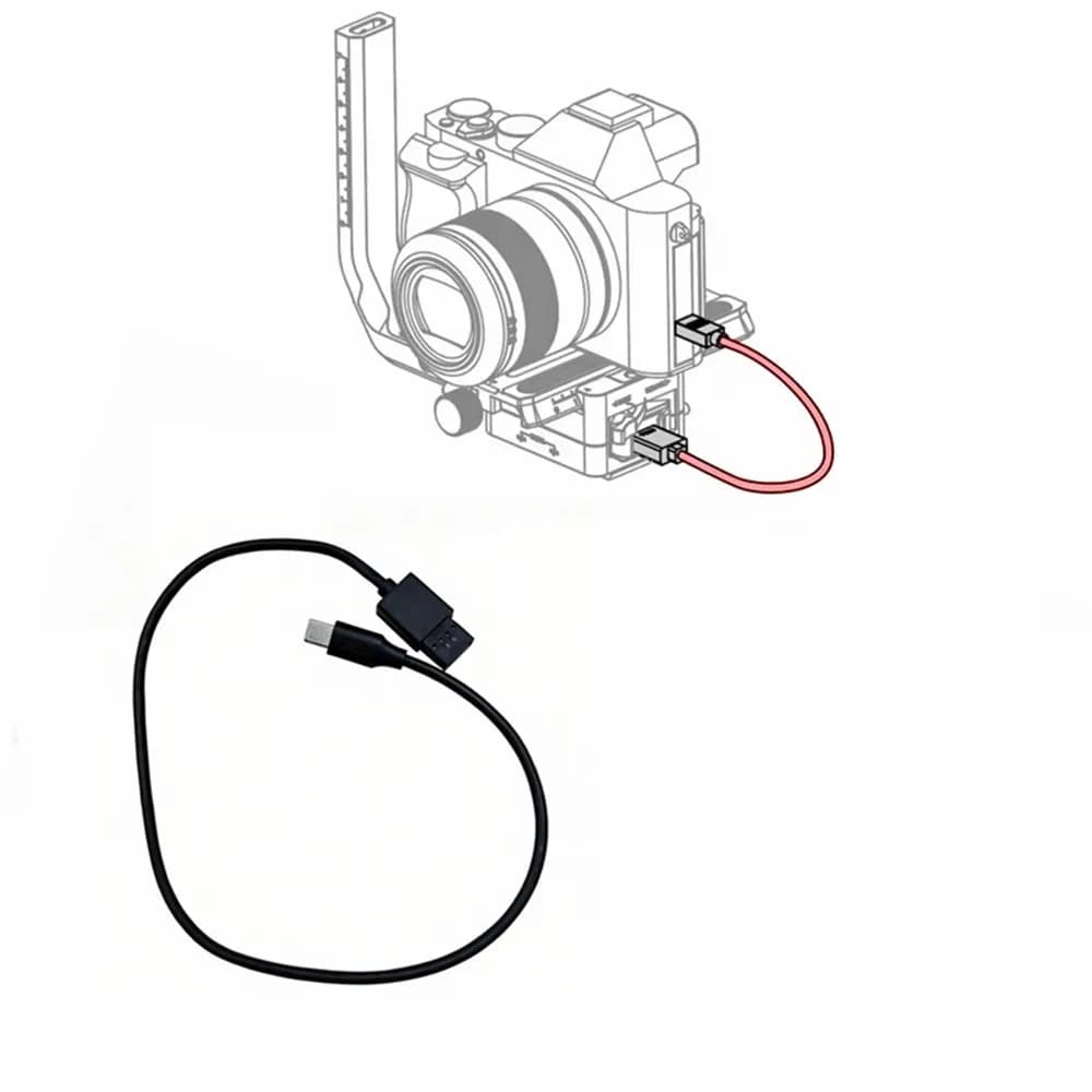 Câble de commande multi-caméra MCC vers Mini USB Ronin-S pour DJI Ronin S & Canon 5D Mark III / 6D II / 80D 77D 800D comme MCC-Mini