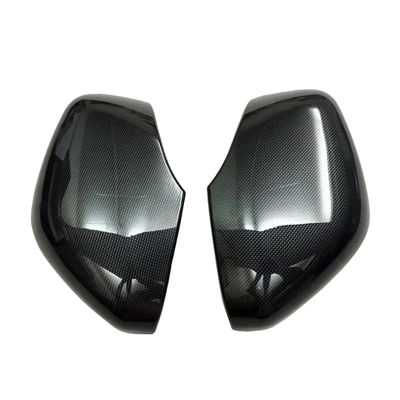 Couvercle Kiev illage de rétroviseur chromé en fibre de carbone, ABS, NIssan Patrol Armada Y62, accessoires, 2017, 2018, 2019, 2 pièces