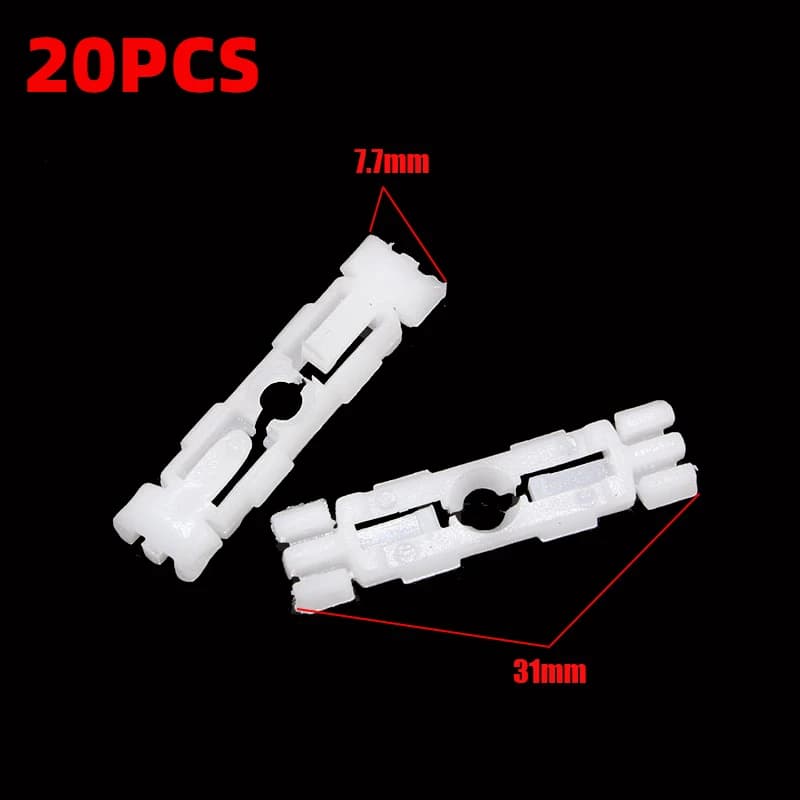 Clips de coupe de barre de Rail de toit, 20 pièces, moulage adapté pour VW Golf MK2 Jetta GTI Caddy 191853733 Un 6U 0853733