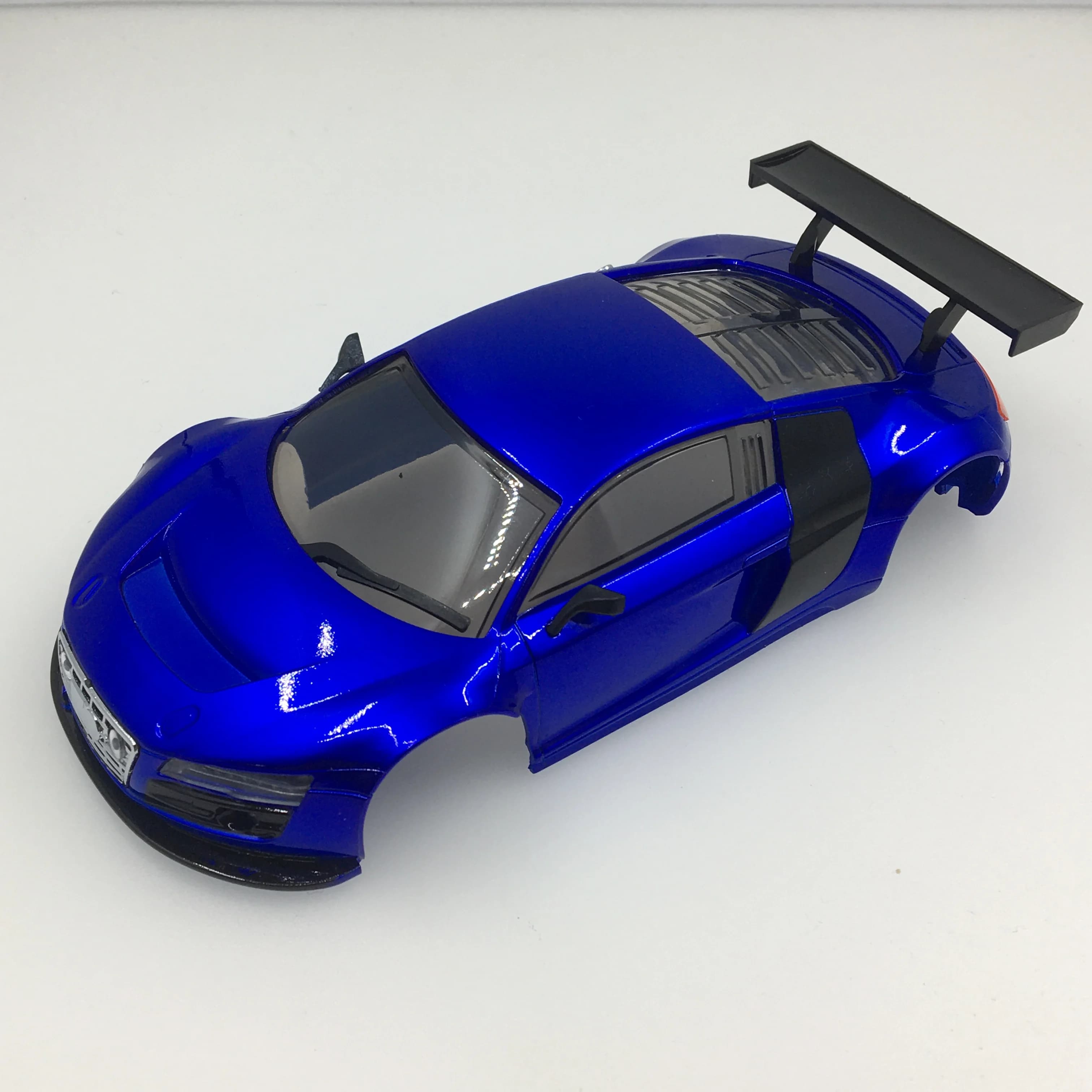 Coque de voiture en plastique ABS R8, empattement de 98mm pour voiture 1/28 RC mini-q HGD1 XRX DRZ DriftArt Kyosho mini-z
