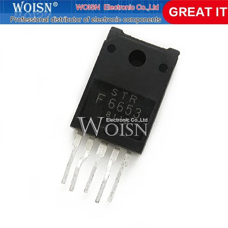 2 pièces/lot, STRF6168 STR-F6168 F6168 STRF6653 STR-F6653 F6653 STR-F6707A STR-F6707 F6707 TO-220F-5, en Stock