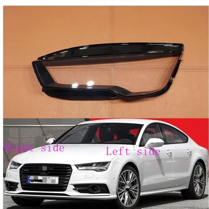 Pour AUDI A7 S7 RS7 2015 2016 2017 2018 Coque de phare de voiture, couvercle de phare, remplacement de l'abat-jour, lentille de phare en verre