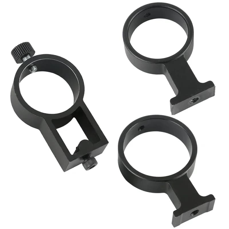 Anneau de Support d'objectif monoculaire 42mm 50mm, Support de mise au point, Support adaptateur pour Microscope numérique HDMI USB Vdieo, Support de caméra