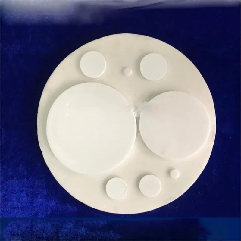 Disque en verre fritté de plaque filtrante de noyau de sable de 50mm pour l'entonnoir G1/G2/G3/G4/G5 de noyau de sable