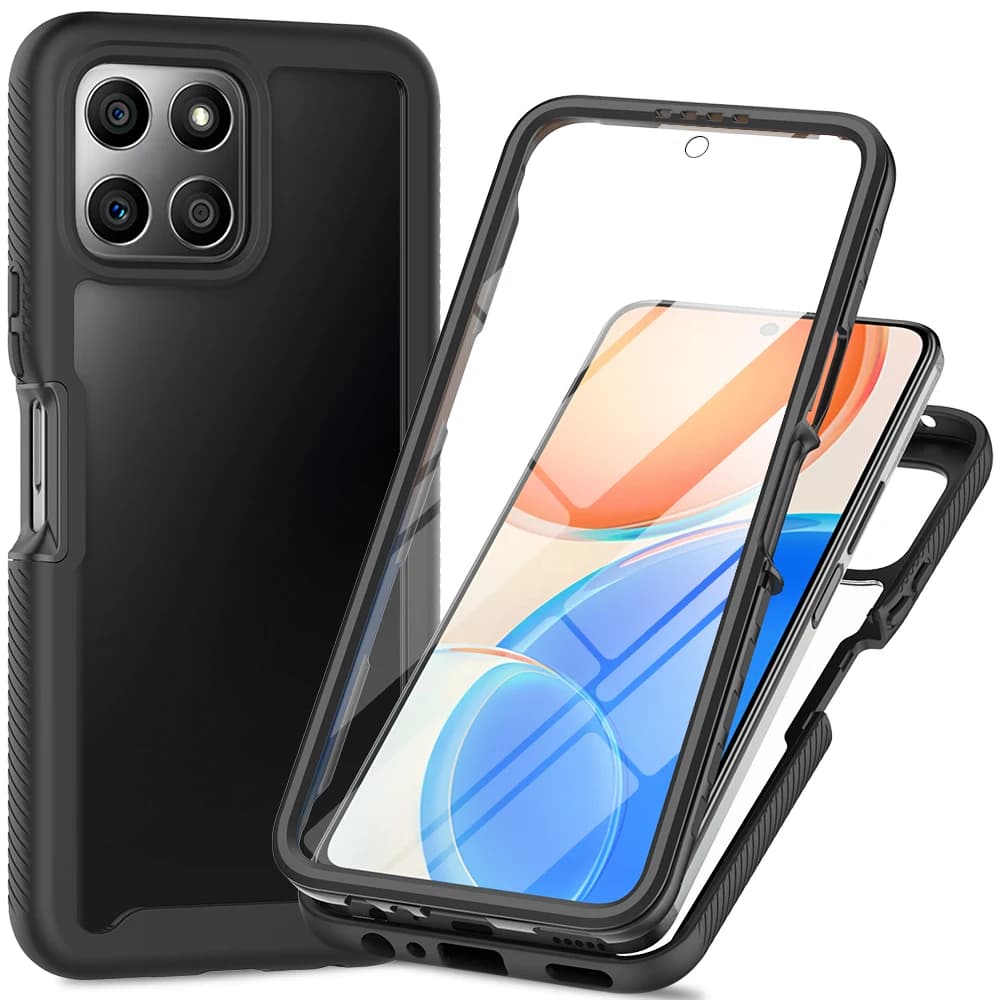 Pour Motorola G86 puissance G35 G55 G54 G15 E14 5G coque en cristal 360 protéger avant Capa Moto G56 G84 G13 54 22 G14 G82 86 G 42 G71 G24