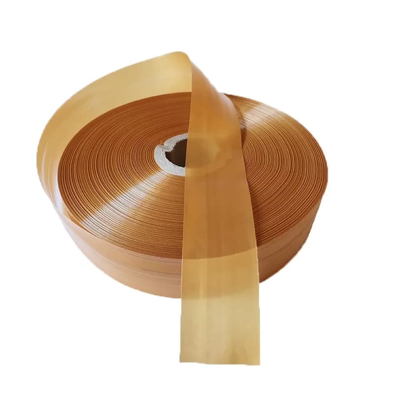Boîtiers de saucisses en plastique doré de qualité alimentaire, 5M x 55mm, pour coque de saucisse, machines-outils, boîtier en plastique pour Hot Dog