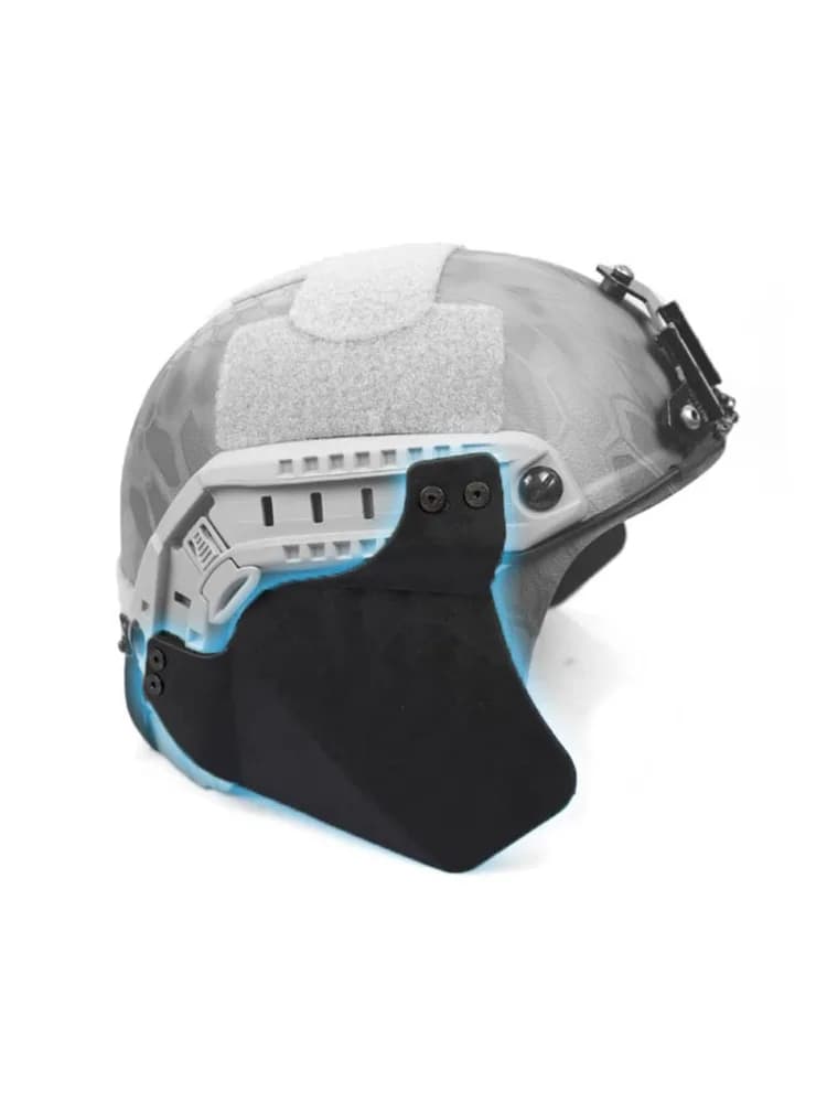 Déflecteur de casque tactique, couverture latérale, accessoires de Rail de casque rapide, Protection auditive militaire Airsoft Paintball, 2 pièces
