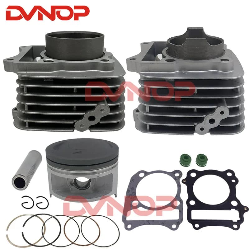 Ensembles de Cylindres de Moteur de Motocross, Taille d'Alésage 66mm, Axe de Piston 16mm, QM200 QM200GY GS200