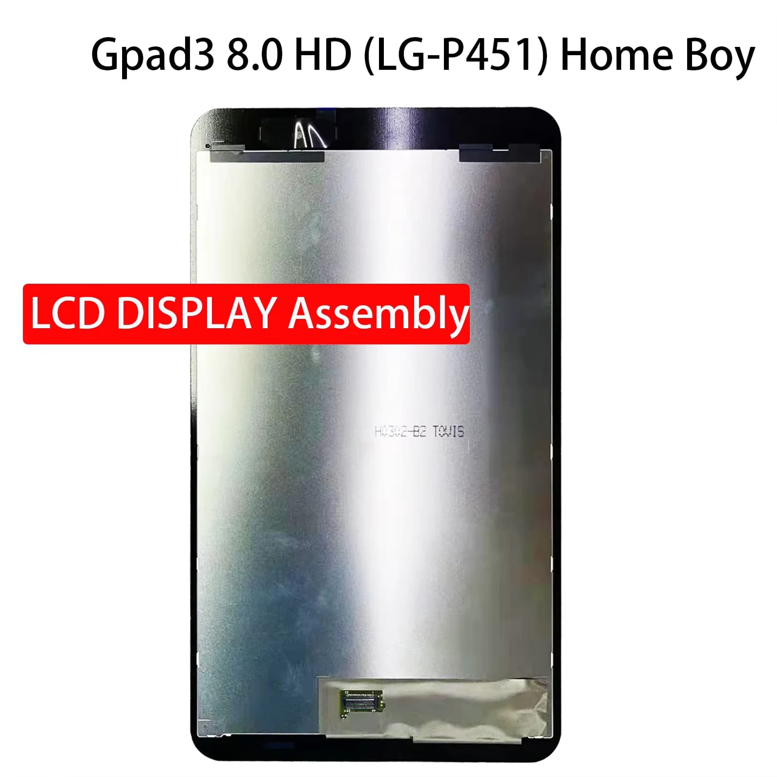 Écran tactile LCD Original pour LG Gpad3 8.0 HD (8.0) P451L, LG-P451 pouces, pour Home Boy, avec capteur en verre