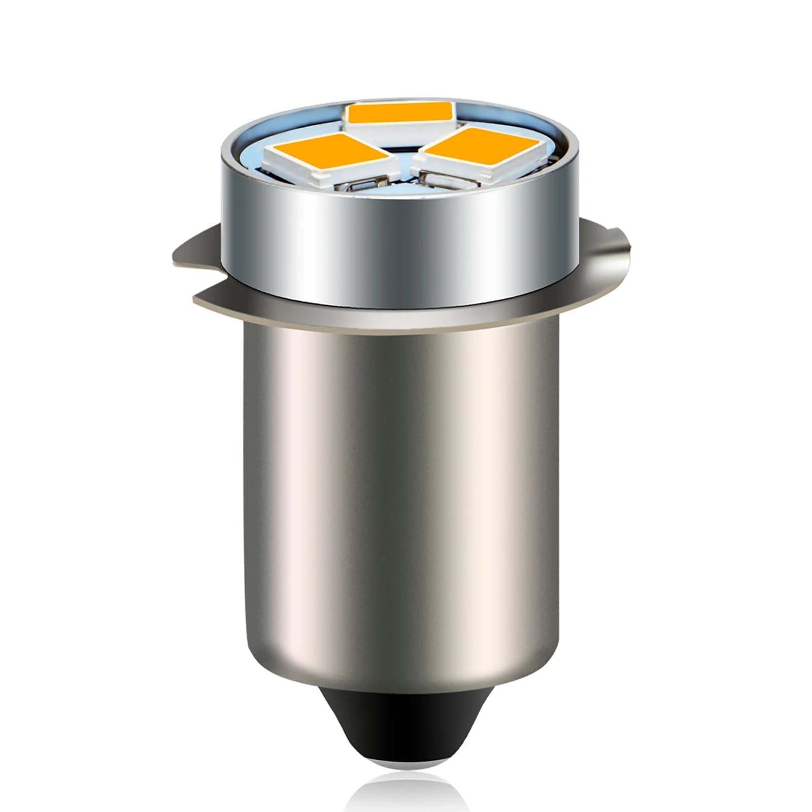 Lampe de poche tactile P13.5s, ampoule Ac/Dc 3v 6v 12v 18v, LED arrière de vélo 4300k 6000k blanc chaud 150lm, 2 pièces
