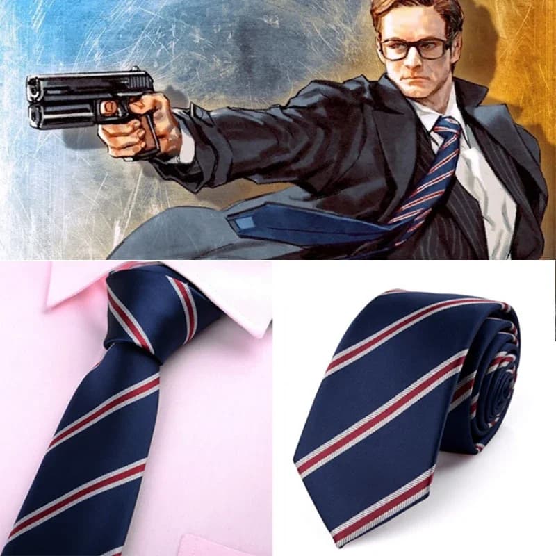 Costume de Cosplay du Film Kingsman The Golden Circle The SecExamen Service, en Polyester, avec Cou, Harry hydroxyEggsy