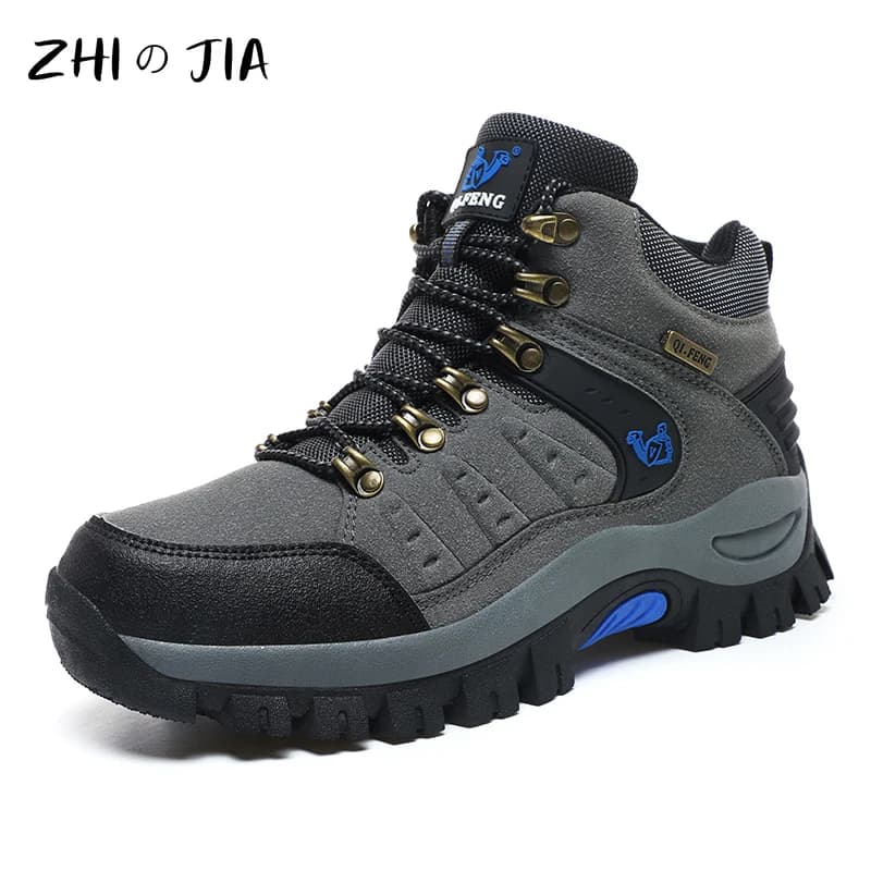 Bottes de randonnée imperméables en plein air pour hommes et femmes, chaussures de sport de chasse, résistantes à l'usure, sports de montagne, printemps et automne