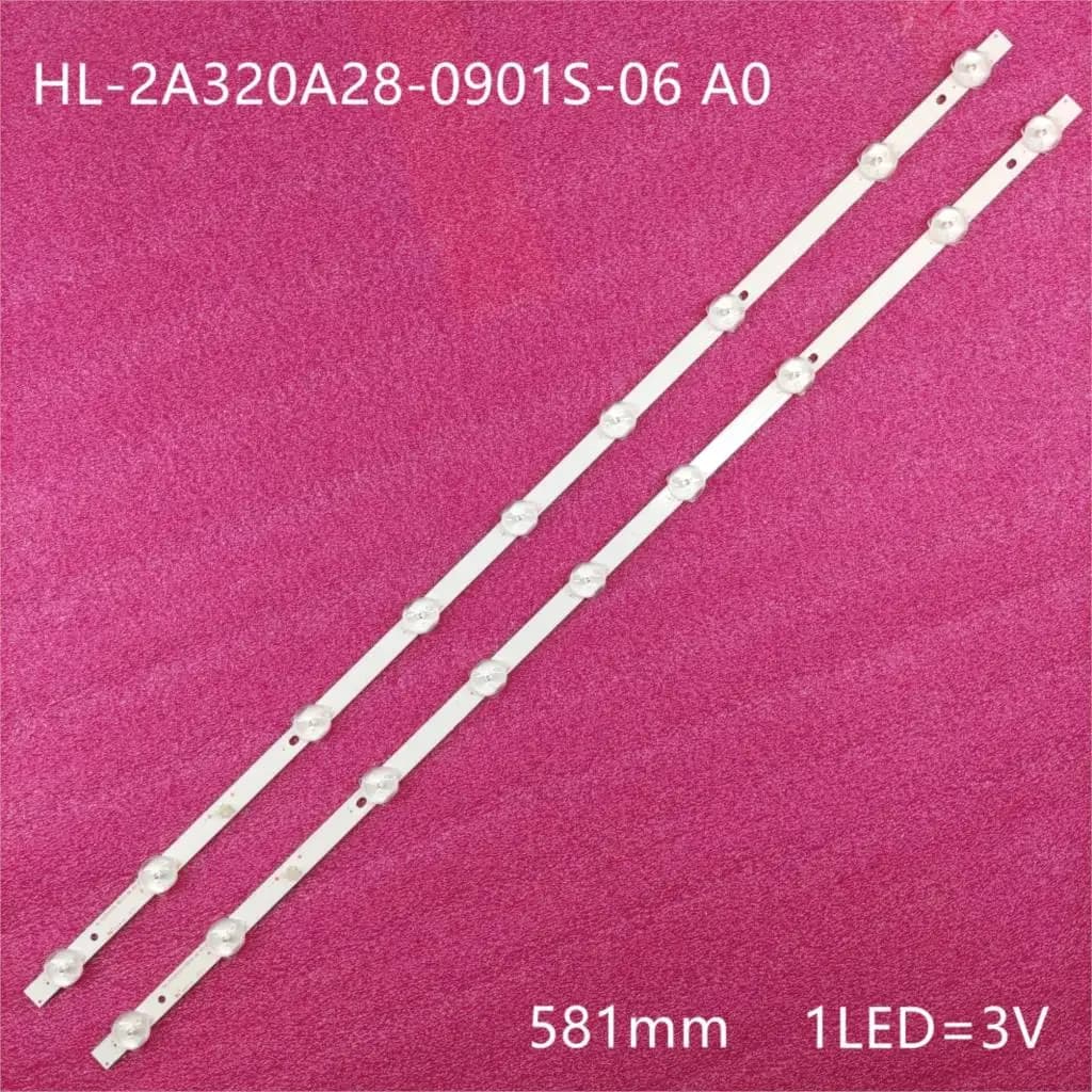 Bandes LED de rétroéclairage pour téléviseurs 9 LED, 3V, STV-32LED15, barres LED pour téléviseurs 32 pouces, HL-2A320A28-0901S-06 A0, bandes, règles, HV320WHB-N80