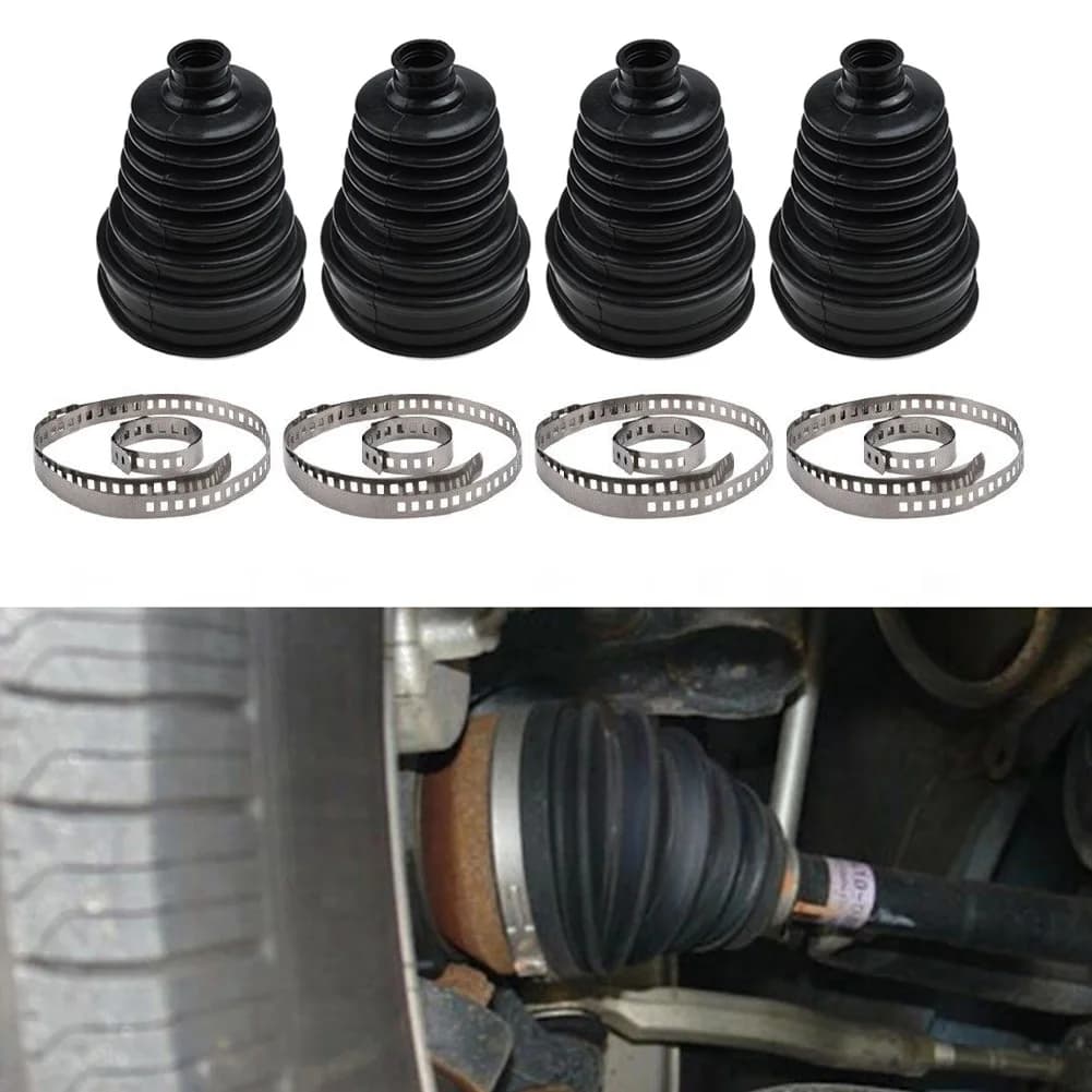 Kit anti-poussière en Silicone à vitesse constante, haute qualité, 1 pièce/4 pièces, Joint de démarrage CV, couvercle universel, pince ronde à bille avec Clips