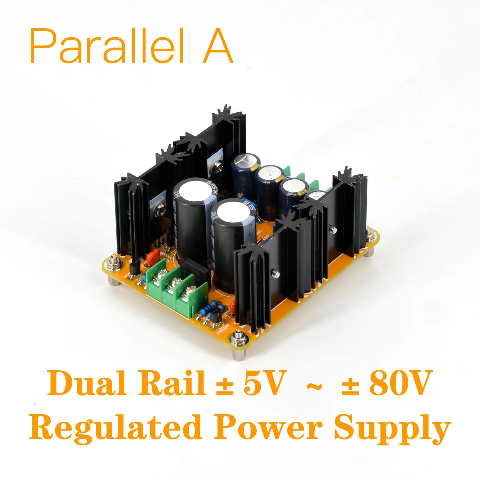 MOFI- Alimentation régulée parallèle entièrement discrète (double rail ± 5 V ~ ± 80 V) KIT de bricolage et carte finie