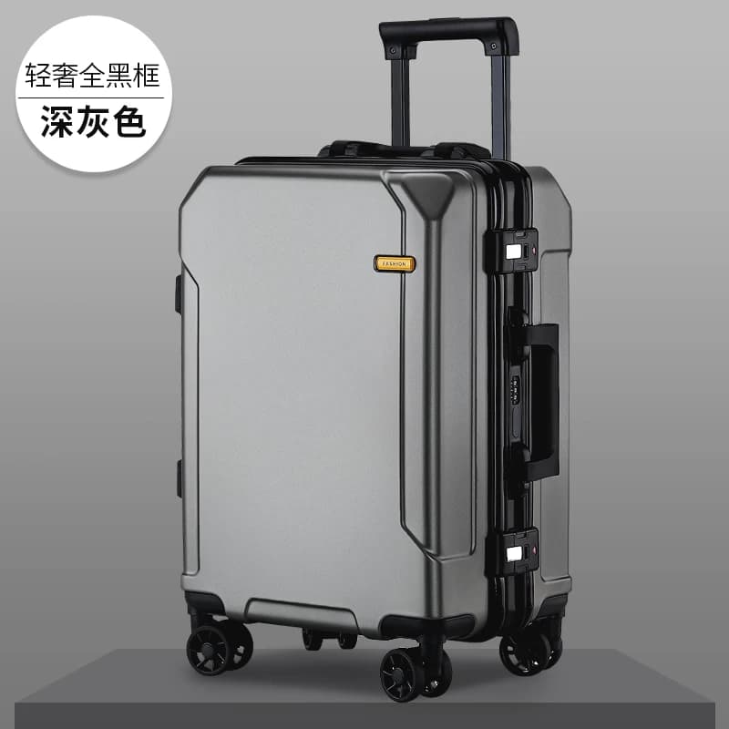 Nouvelle Tendance Mode Bagages de Voyage, Valise à Roulettes à Cadre en Aluminium 24 Pouces pour Hommes et Femmes, Petit Bagage Cabine 20 Pouces