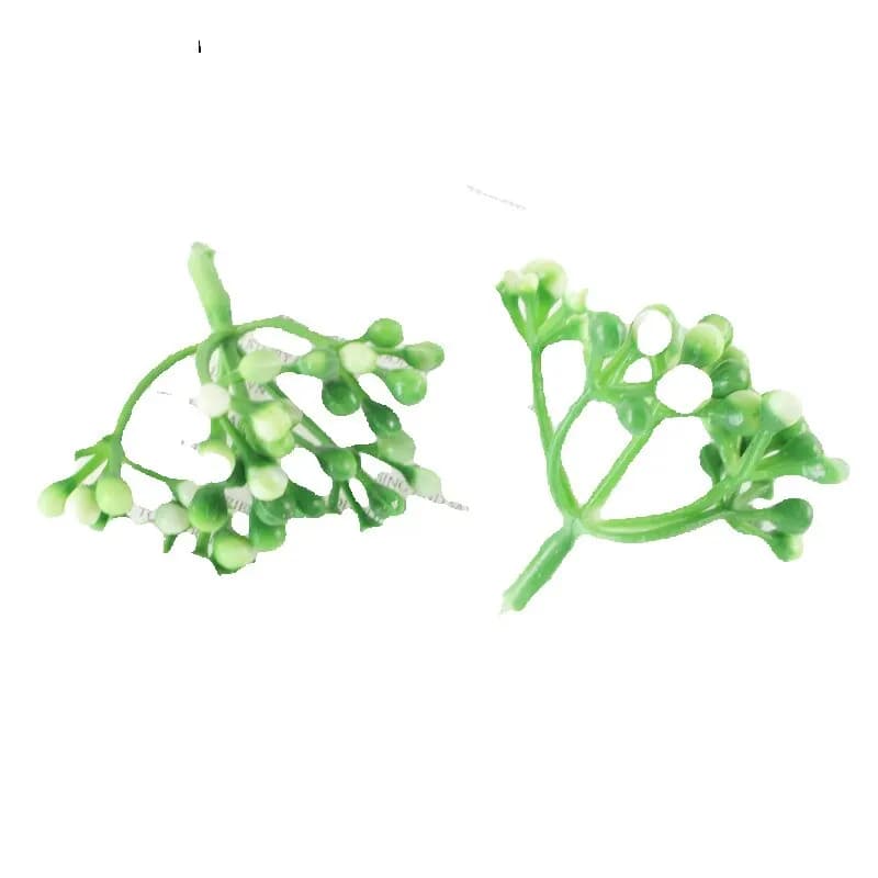 Têtes de fleurs artificielles pour la décoration de la maison étamines de fruits boîte-cadeau bricolage décoration de mariage et de noël 30 pièces