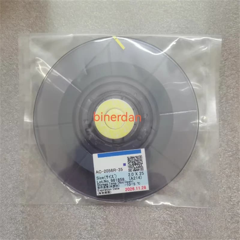 Film ACF conducteur anisotrope d'affichage à cristaux liquides: AC-2056R-35 AC-2056R-35 1.5/2.0*10m 25m 50m 100m 200m nouveau Datecode