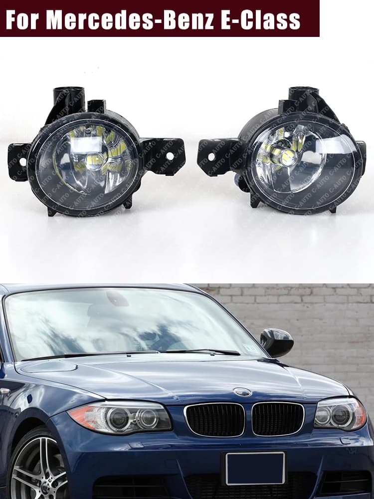 Phare antibrouillard LED avant de voiture avec ampoules, lampes d'assemblage de style de voiture, BMW Série 1, E82, E87, E88, Bery E83, X5, E70, 63176924655, 63176924656
