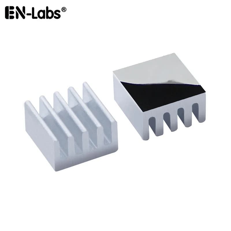 Dissipateur thermique en aluminium avec ruban adhésif thermique, dissipateur thermique avec adhésif à conductivité thermique pour refroidir les puces de mémoire RAM - 10