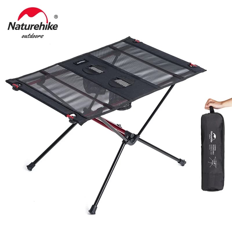 Table de camping pliante Naturehike, ultralégère, portable, mobilier temporaire, pour touristes, extérieur, pique-nique, camping, pêche