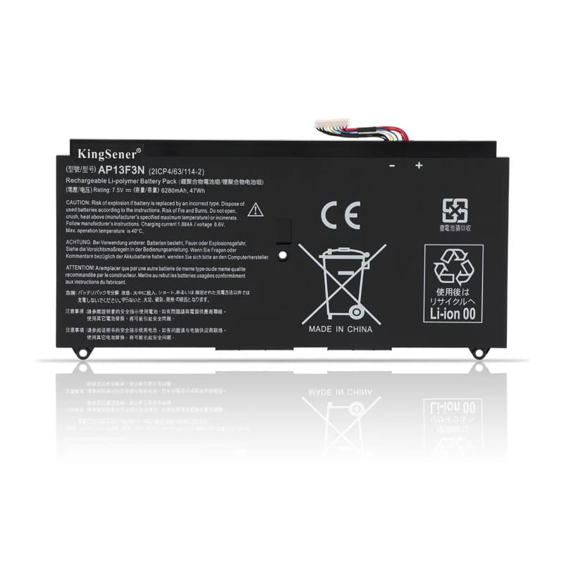 KingSener – batterie pour ordinateur portable, AP13F3N 2ICP4/63/114 – 2, pour Aspire S7-392 S7-392-9890 S7-391-6822 Ultrabook 7.5V 6280mAh