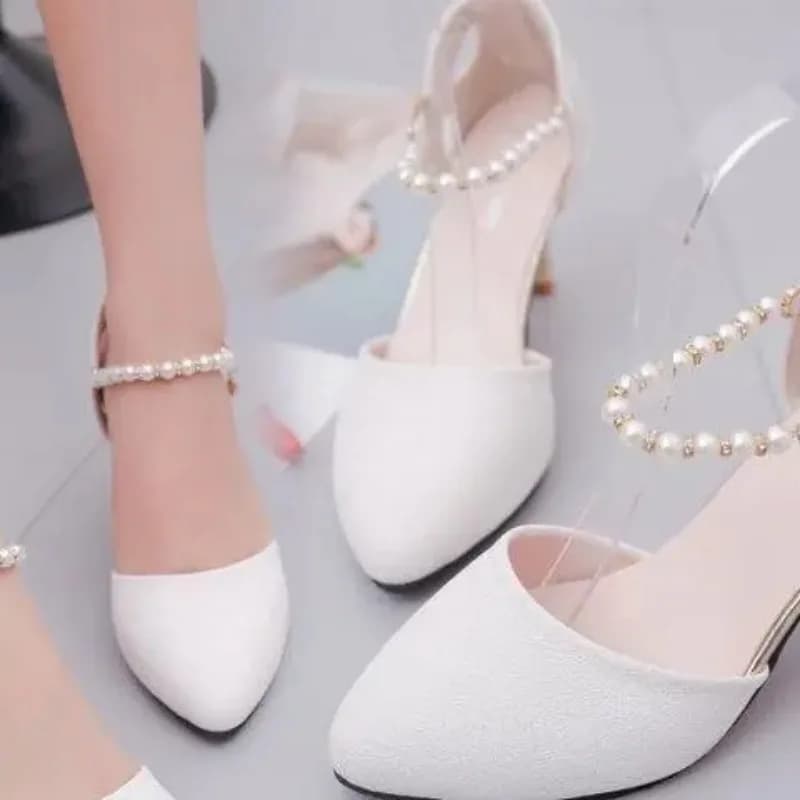 chossure femme chaussure talon talon haut sandale femme été 2022 chaussures Comemore – escarpins confortables à talons aiguilles pour femmes, 6cm, escarpins pour dames, blanc, pour mariage, Mules