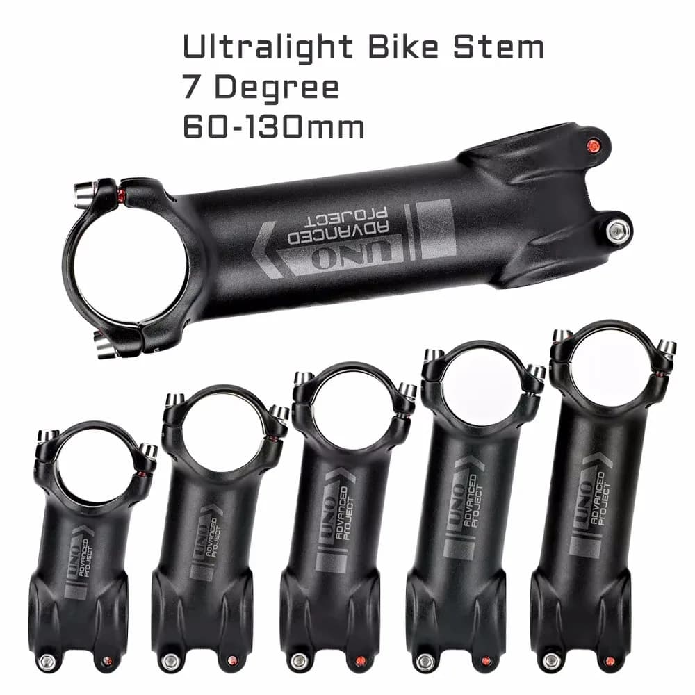 Tige Kalloy ultralégère 7 degrés en aluminium 7050 tiges de vélo montante de guidon de vélo de montagne 31.8x60/70/80/90/100/110/120/130mm