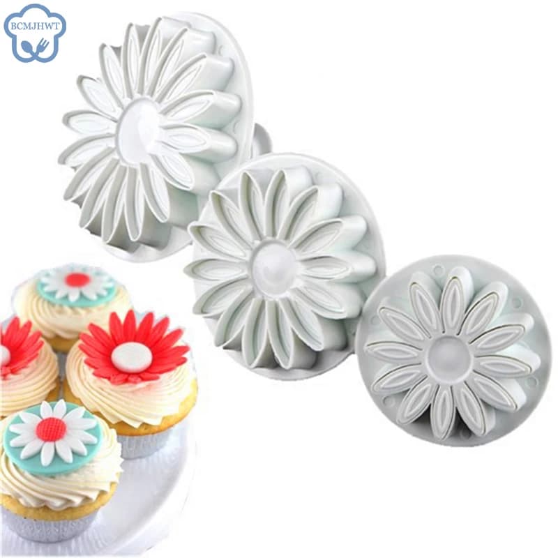 Sugarcraft – outils de décoration de gâteaux, couperet, Fondant, biscuits, flocons de neige, ensemble de moules, accessoires de cuisson, 3 pièces