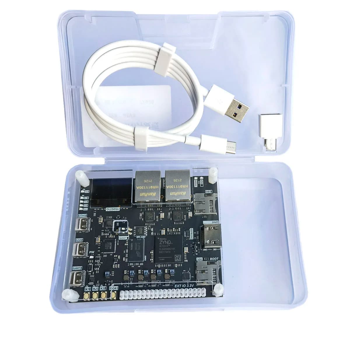 Carte de développement Xilinx éducative de poche ZYNQ7000 XC7Z010 XC7Z020 avec 4 Go de DDR, JTag, compatible HDMI, Gigabit Ethernet, PYNQ