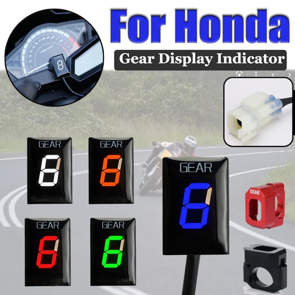 Indicateur de vitesse de moto pour Honda CBR600RR CBR1000RR CBR400RR CBR600F CBR300R CB500F CB500X CMX300 CMX500 CRF250 affichage de vitesse