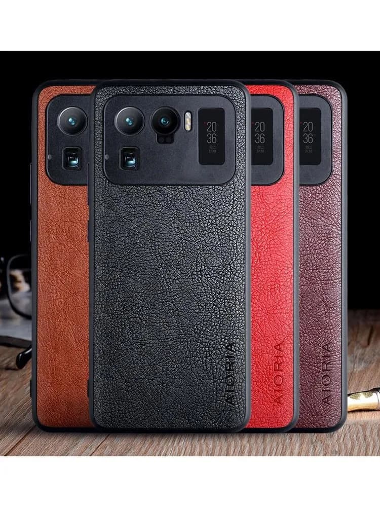 Étui de luxe en cuir vintage pour Xiaomi Mi 11 Ultra 5G, coque de téléphone rigide