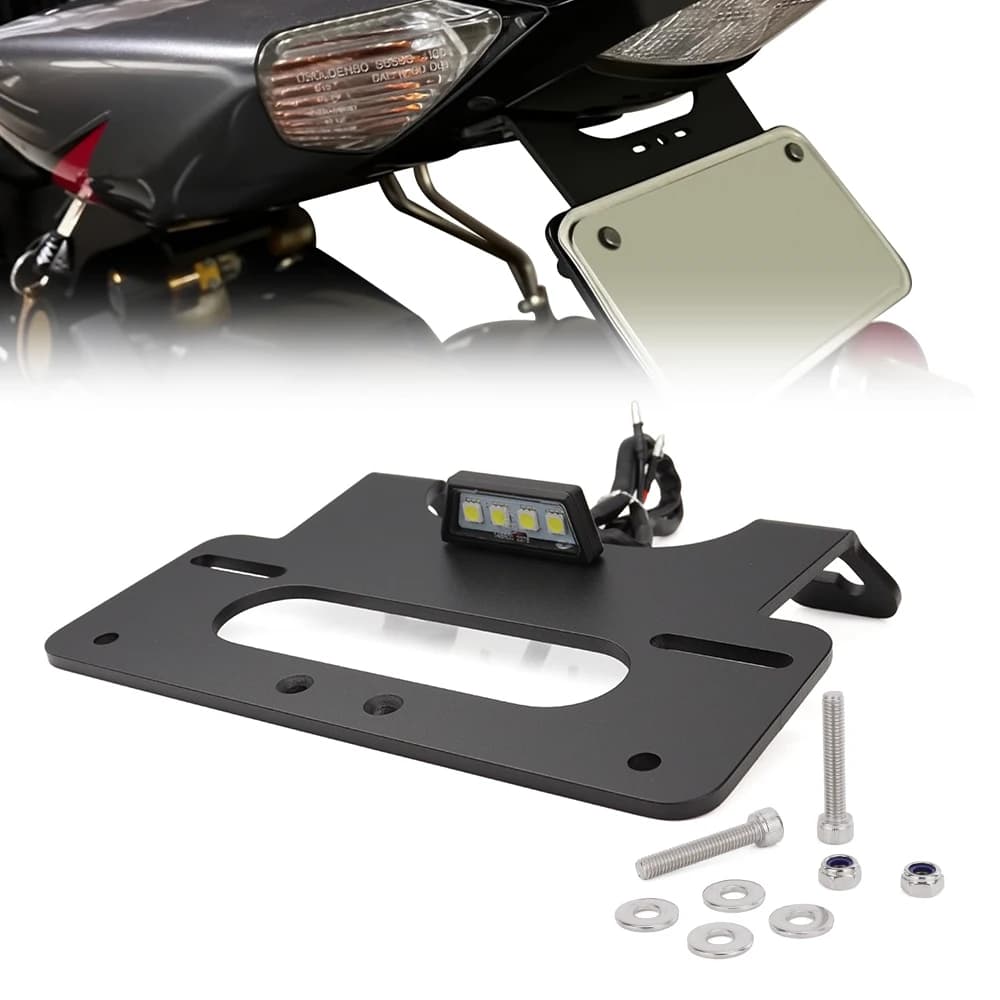 Kit d'élimination de garde-boue arrière, support de plaque d'immatriculation, pour Suzuki K5 K7 GSX-R 1000 2005 2006 2007 2008