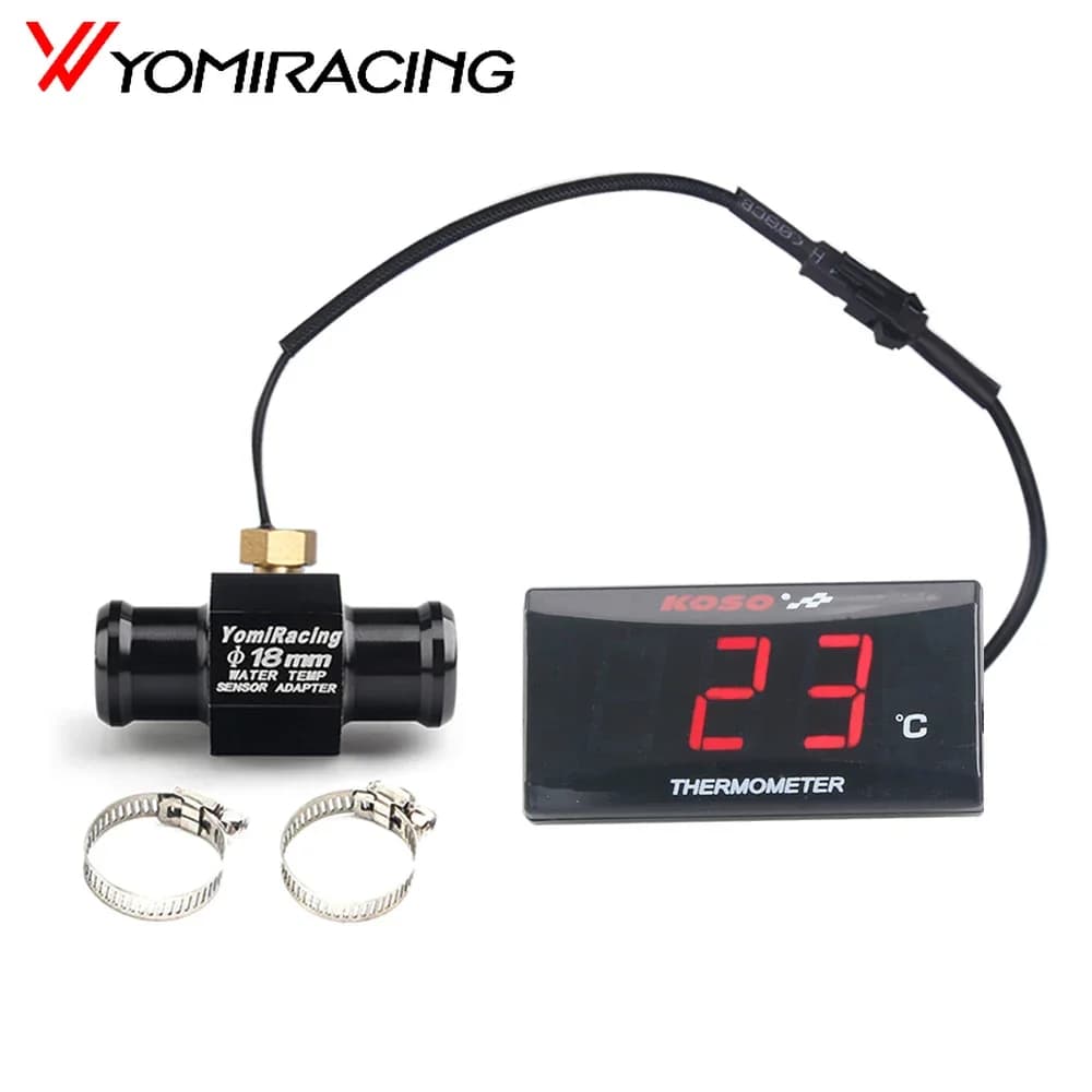 KObucWater-Mini-mètre de température d'eau pour moto, capteur adaptateur pour scooter et course, XPrévention 250 300 NMAX CB 400 CB500X