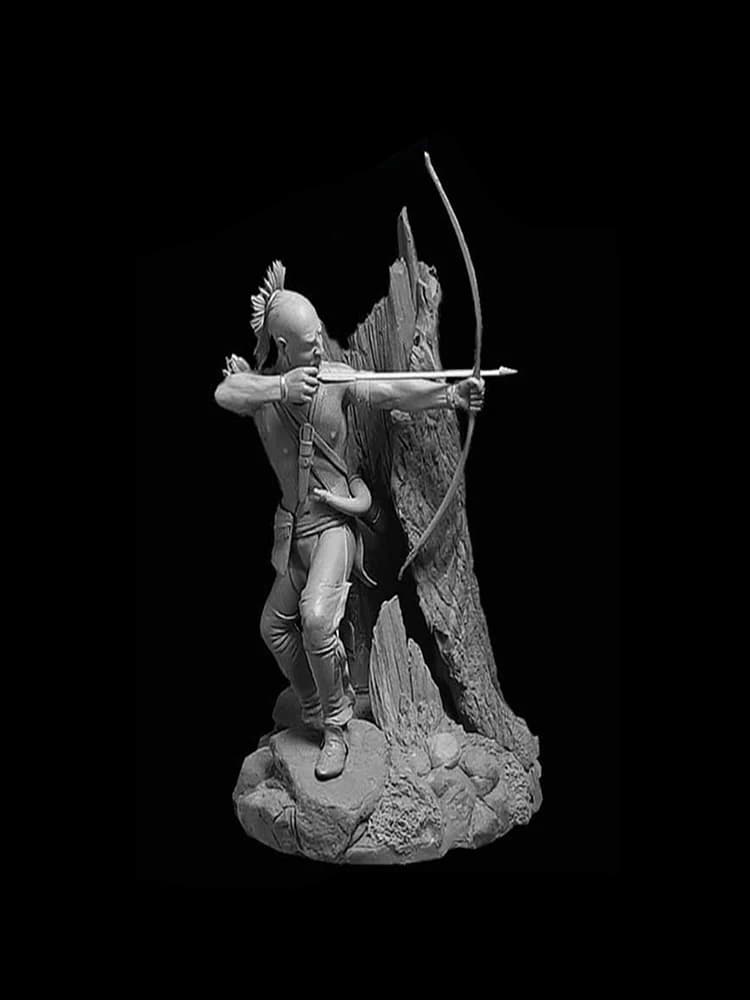 Figurine en résine de guerrier ancien, à assembler soi-même, nouvelle, non assemblée, échelle 1/24, kit de modèle non peint