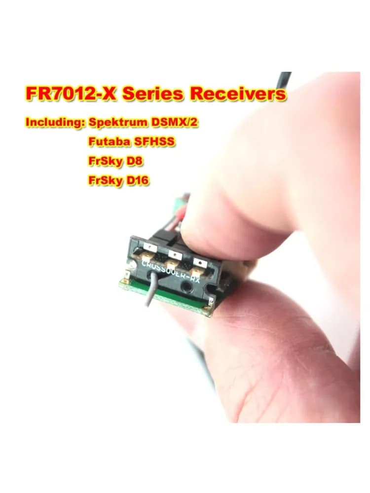 Mini récepteur sans balais avec pipeline ESC intégré, FR7012, 2.4G, 6CH, 2-3S, 15A, 5V, BEC