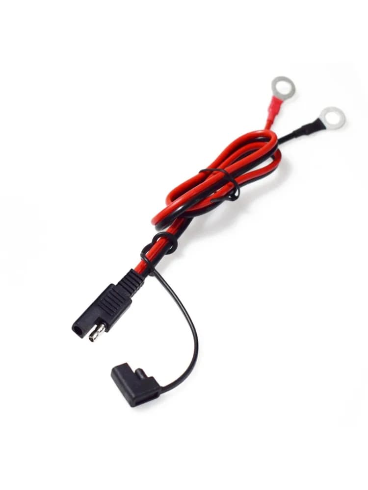 Câble de charge de batterie, câblage de borne annulaire, prise de déconnexion rapide SFP 2 broches, câble d'extension de batterie SAE 60cm 14AWG
