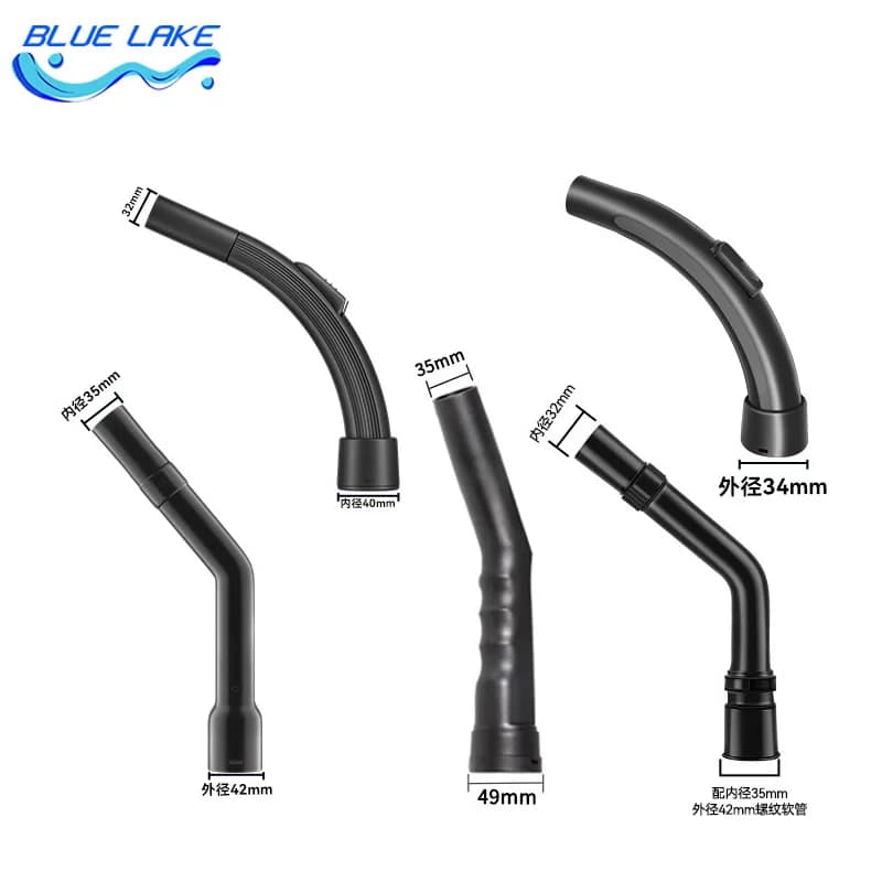 Poignée de tuyau d'aspirateur, tube de courbure, buse de tuyau de raccordement pour tuyau fileté intérieur 32mm, intérieur 35mm, pièces d'aspirateur
