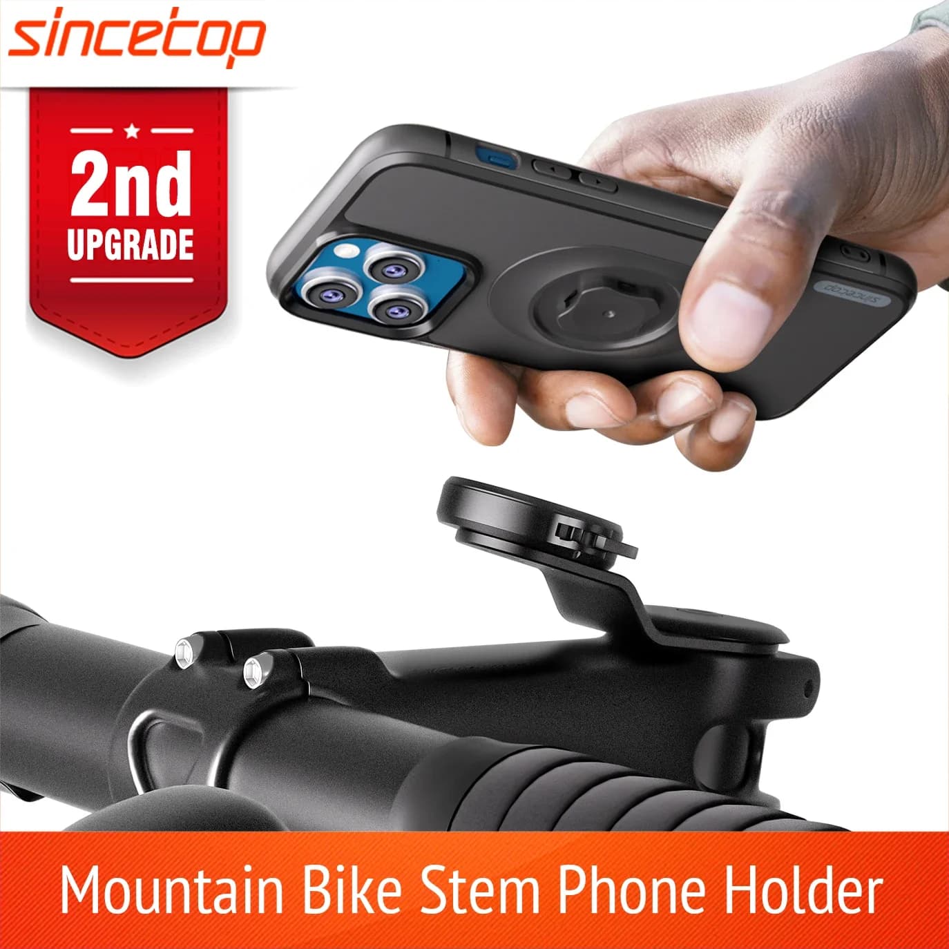 Support de téléphone portable pour guidon de vélo de route et VTT, fixation à verrouillage rapide, pince, série C-2nd Isabel