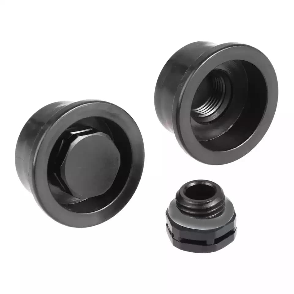 1pic/6 pièces bouchon de ventilation vis dans la Valve d'échappement bouchon engrenage pour surf SUP Stand-up Paddle Board planche de surf étanche noir Plasti