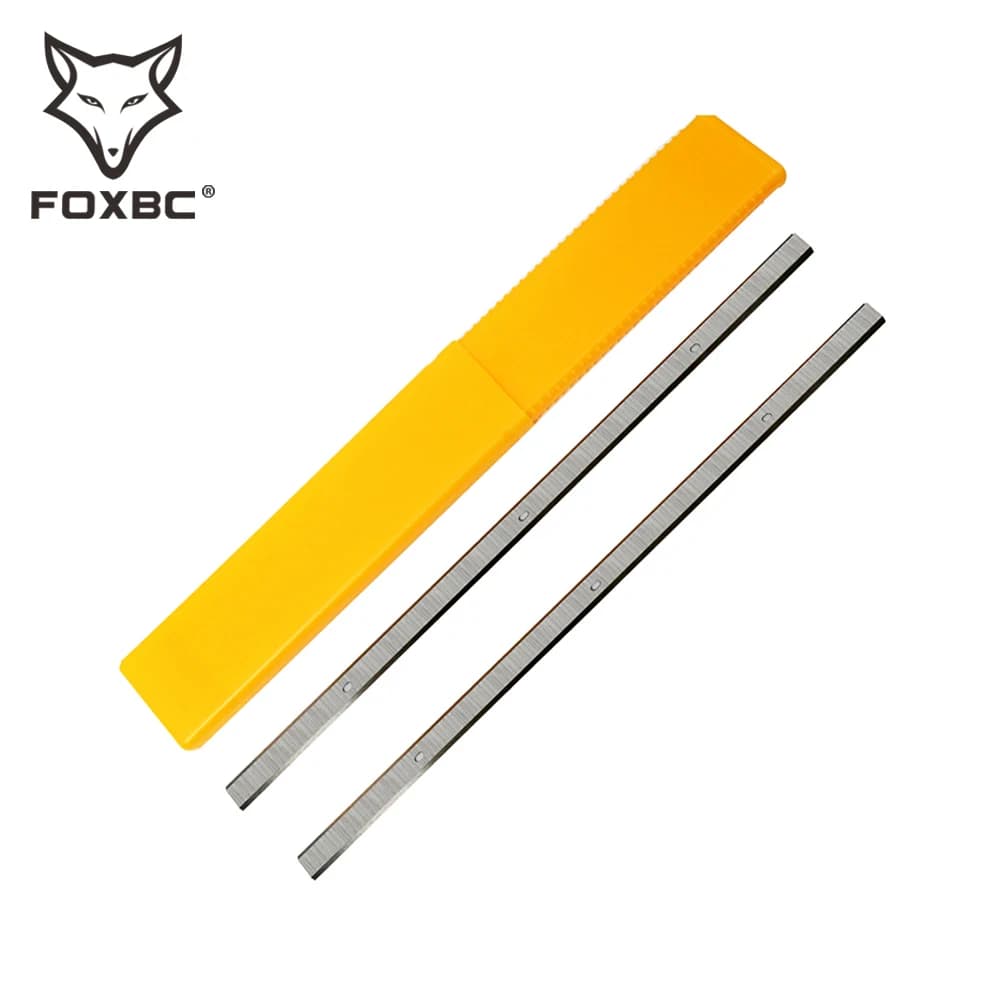 FOXBC 320x12x1.5mm lames de raboteuse couteaux pour Triton TPT125 DELTA 22-560 TP400LS artisan 21758 Wen 6550 12.5 pouces 2 pièces