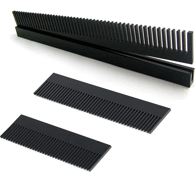 Peigne de débordement amovible MARINE SOURCES, peigne en acrylique pour barre de poisson 32cm OSC-1/2 adapté pour SOB-1/2