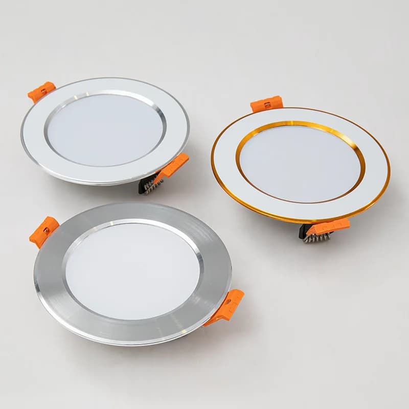 Plafonnier LED encastrable, lumière tricolore, intensité variable, 110/220V, spot 5W 7W 9W 12W 15W, lumière blanche chaude