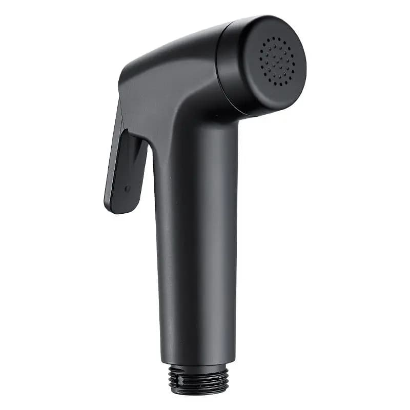 1 pièce, pulvérisateur de bidet portatif en ABS noir, pulvérisateur pour couches de bébé, raccord G1/2.